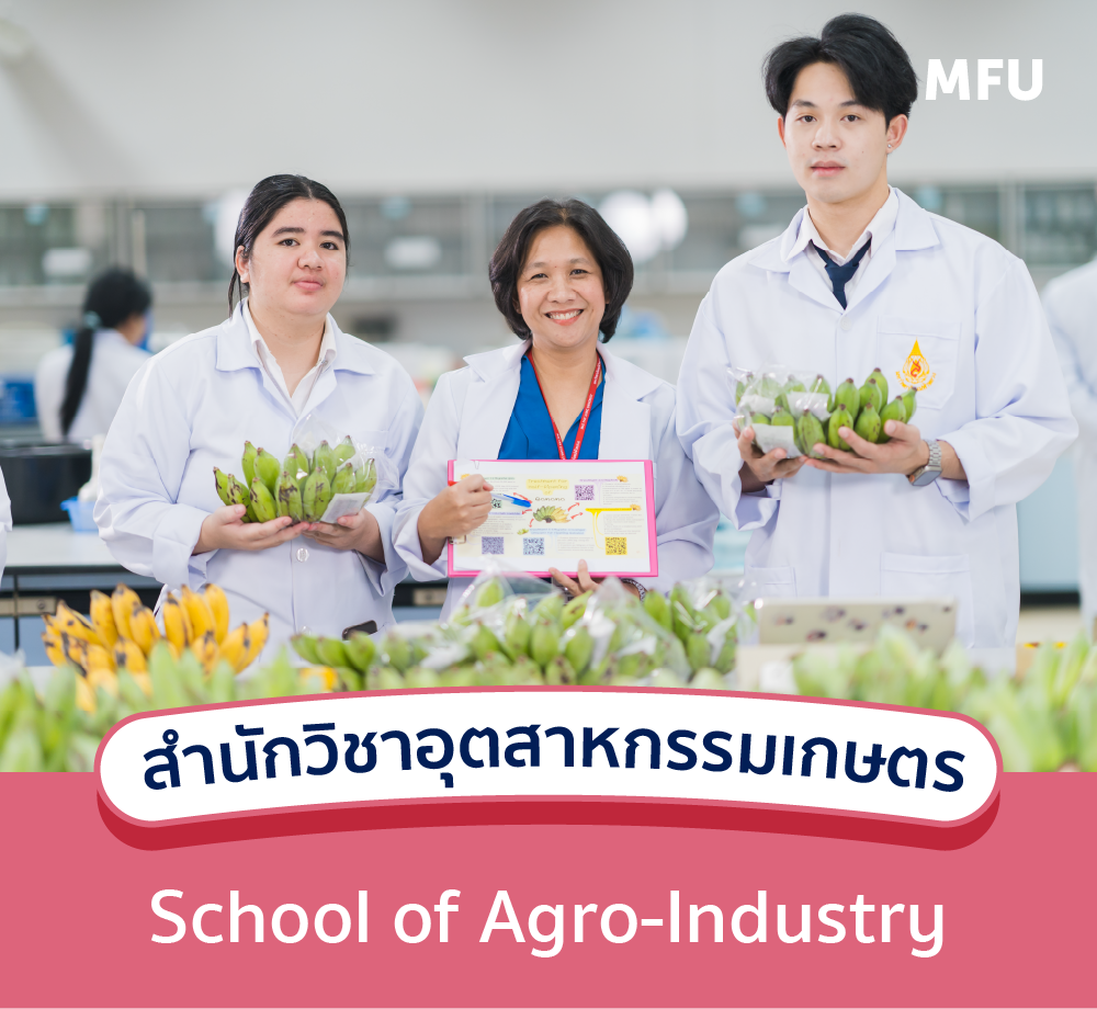 แนะนำหลักสูตร : สำนักวิชาอุตสาหกรรมเกษตร